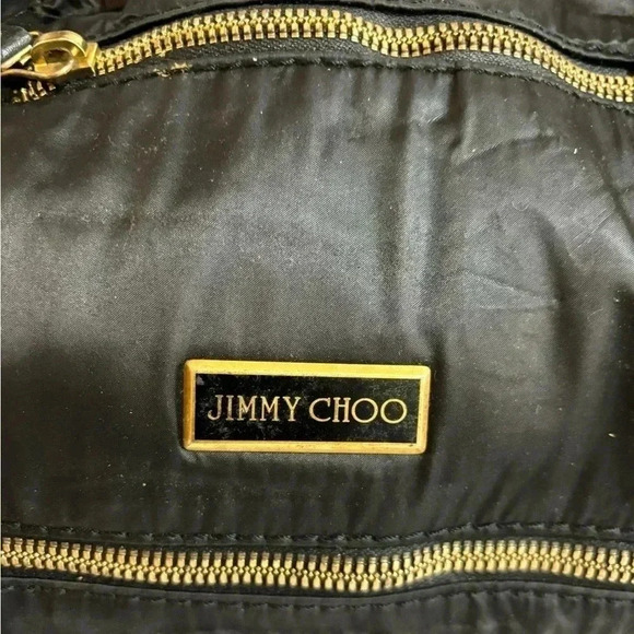 Jimmy Choo black nylon handle bag - Picture 4 of 11